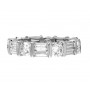 Martin Flyer Baguette and Round Diamond Eternity Band Top 5040PL