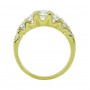 Step Down Diamond Ring Front 15554