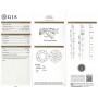 Three Stone Round and Baguette Diamond Ring Cert 28857-28737